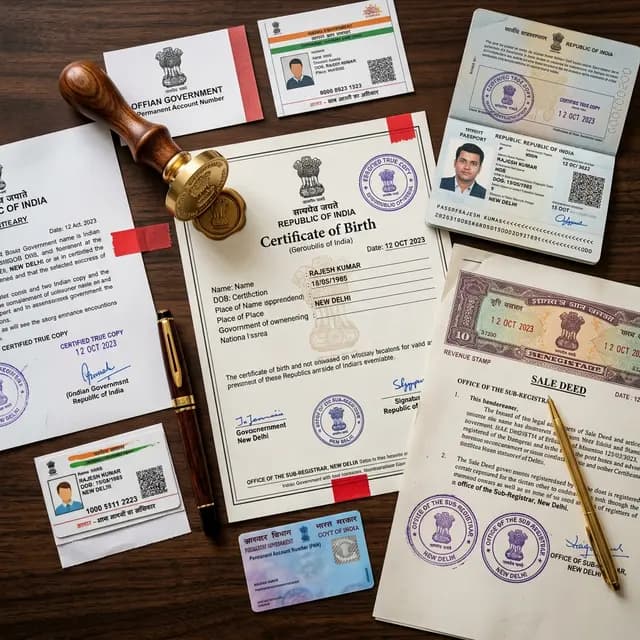 Documentation assistance for government certificate applications